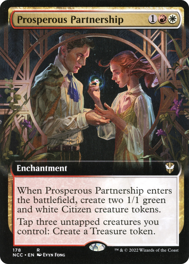 {R} Prosperous Partnership (Extended Art) [Streets of New Capenna Commander][NCC 178]