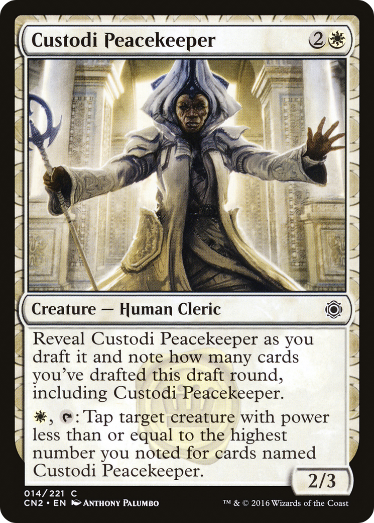 {C} Custodi Peacekeeper [Conspiracy: Take the Crown][CN2 014]