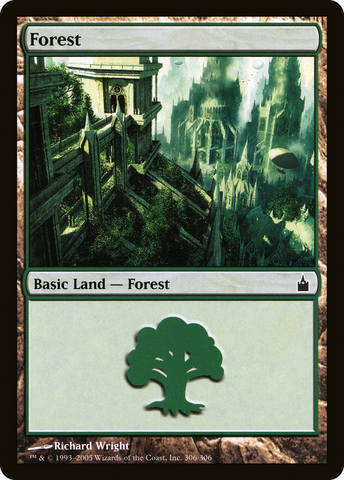{B}[RAV 306] Forest (306) [Ravnica: City of Guilds]