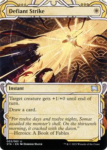 {C} Defiant Strike [Strixhaven: School of Mages Mystical Archive][STA 003]