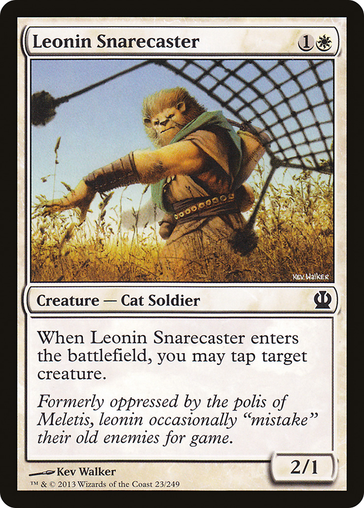 {C} Leonin Snarecaster [Theros][THS 023]
