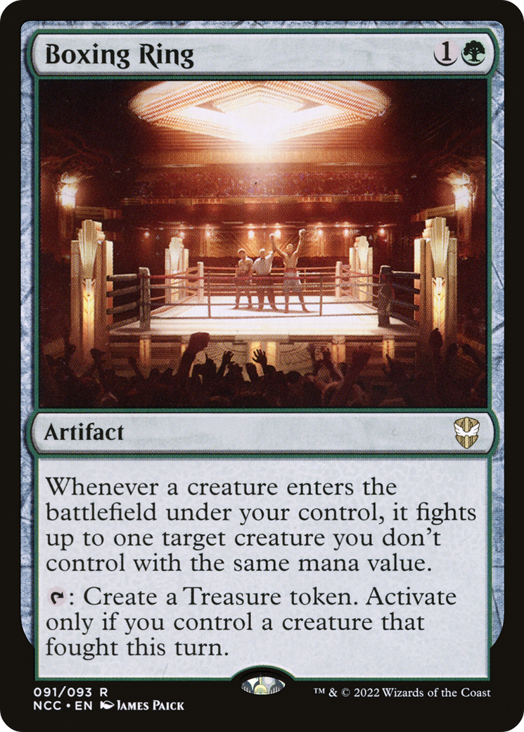{R} Boxing Ring [Streets of New Capenna Commander][NCC 091]