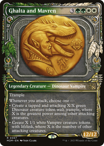 {R} Ghalta and Mavren (Multiverse Legends) [March of the Machine][MOM 307]