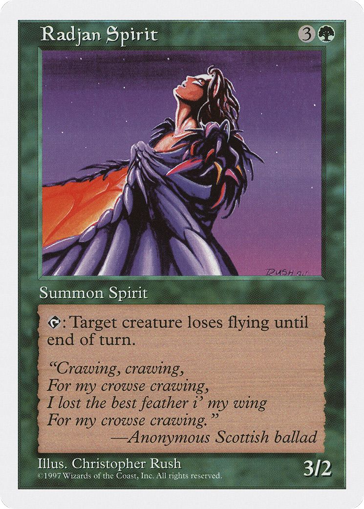 {C} Radjan Spirit [Fifth Edition][5ED 320]