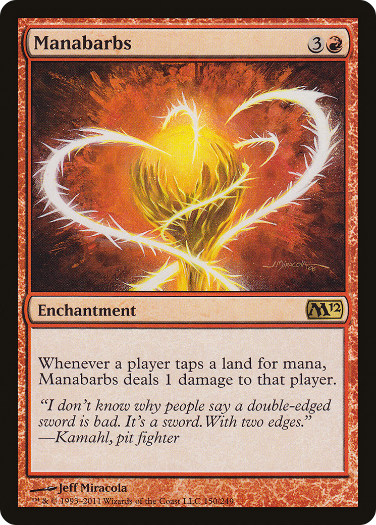 {R} Manabarbs [Magic 2012][M12 150]