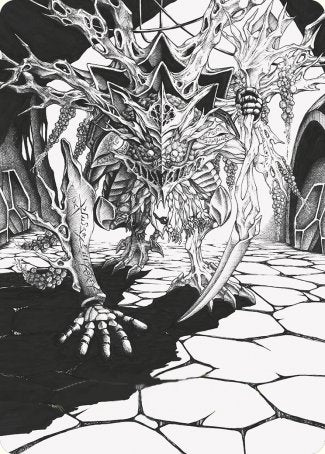 {A} Thrun, Breaker of Silence Art Card [Phyrexia: All Will Be One Art Series][AONE 076]