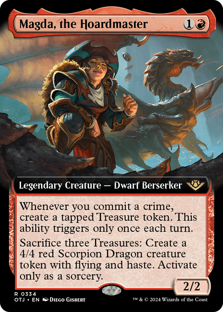 {@R} Magda, the Hoardmaster (Extended Art) [Outlaws of Thunder Junction][OTJ 334]