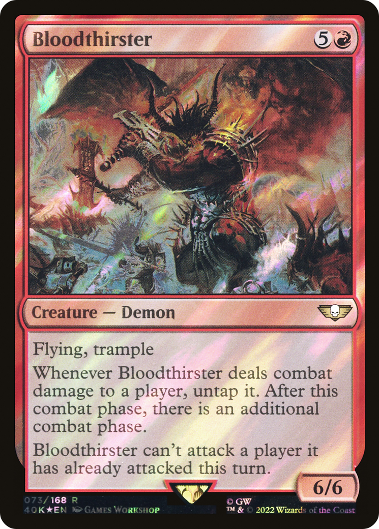 {R} Bloodthirster (Surge Foil) [Universes Beyond: Warhammer 40,000][SF 40K 073]