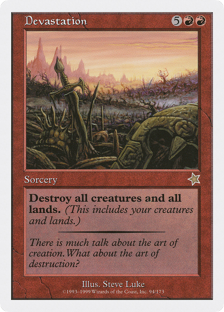{R} Devastation [Starter 1999][S99 094] - Misty Mountain Games