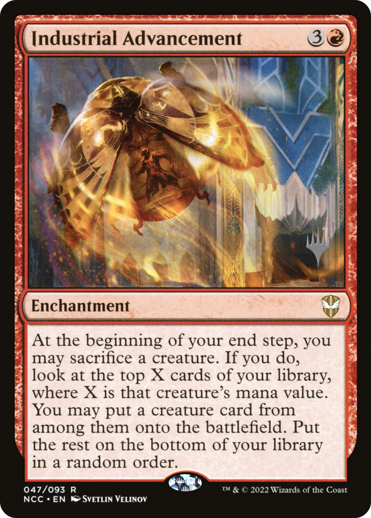 {R} Industrial Advancement (Promo Pack) [Streets of New Capenna Commander Promos][PP NCC 047]