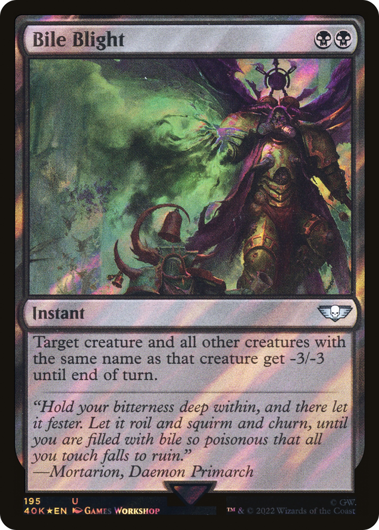 {C} Bile Blight (Surge Foil) [Universes Beyond: Warhammer 40,000][SF 40K 195]