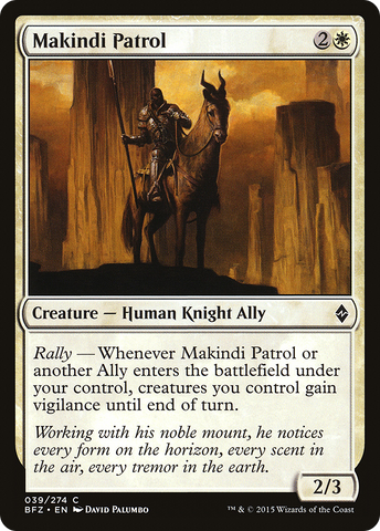 {C} Makindi Patrol [Battle for Zendikar][BFZ 039]