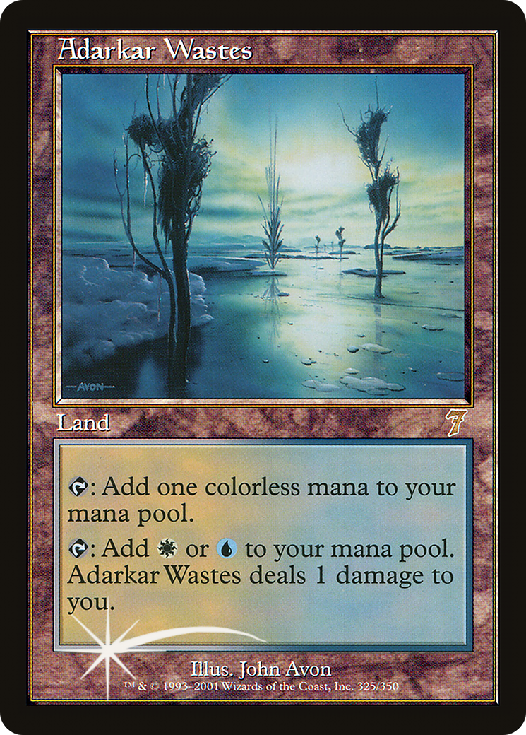 {R} Adarkar Wastes [Seventh Edition][7ED 325]