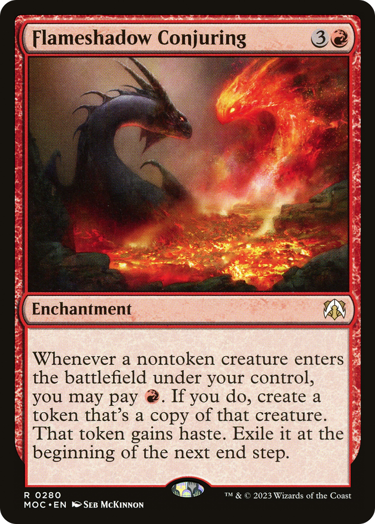 {R} Flameshadow Conjuring [March of the Machine Commander][MOC 280]