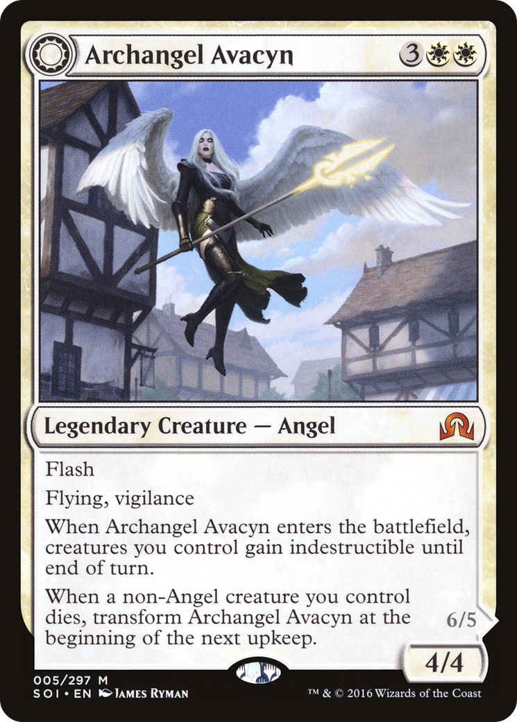 {R} Archangel Avacyn // Avacyn, the Purifier [Shadows over Innistrad][SOI 005]