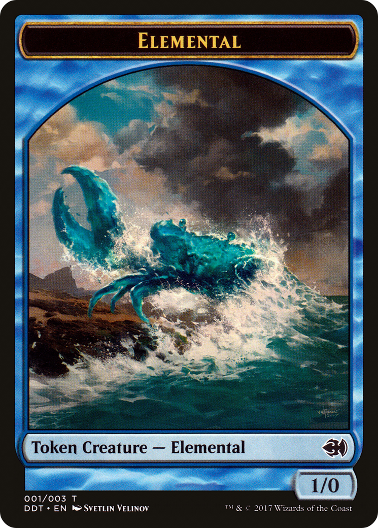 {T} Elemental Token [Duel Decks: Merfolk vs. Goblins Tokens][TDDT 001]