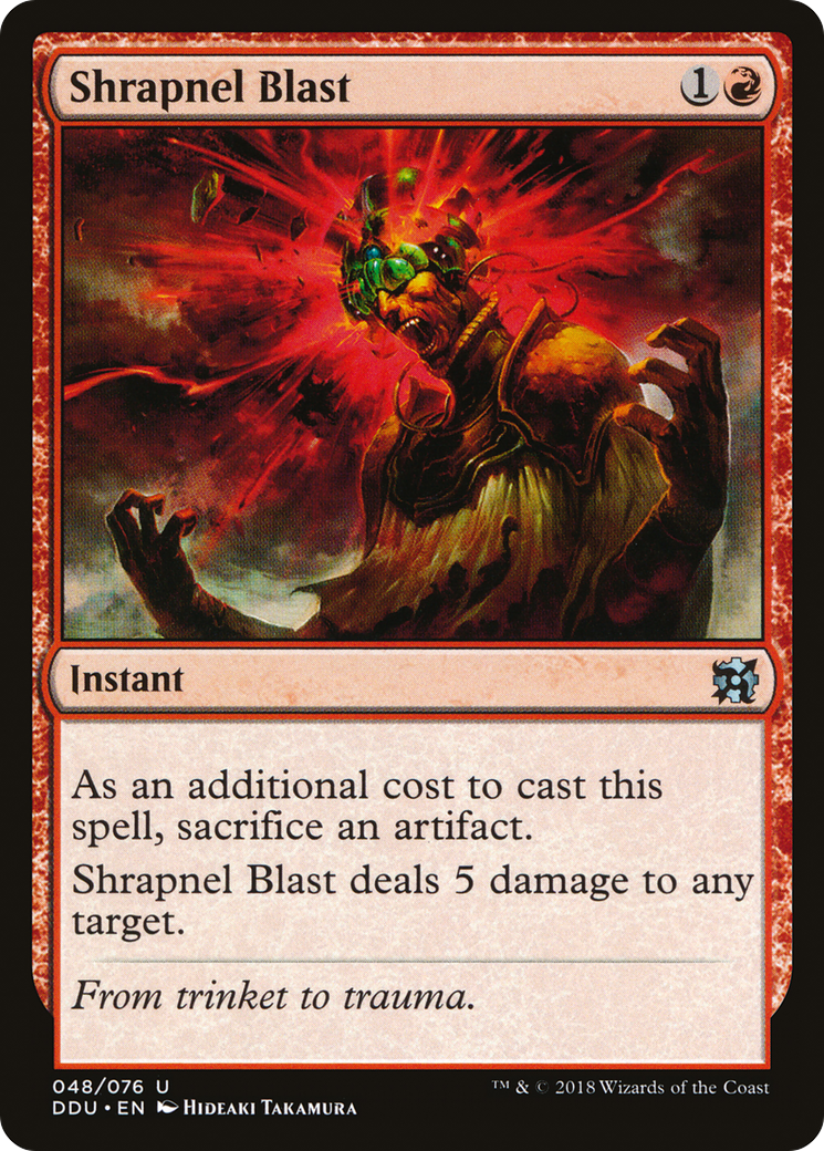 {C} Shrapnel Blast [Duel Decks: Elves vs. Inventors][DDU 048]