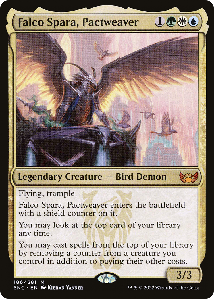 {R} Falco Spara, Pactweaver [Streets of New Capenna][SNC 186]
