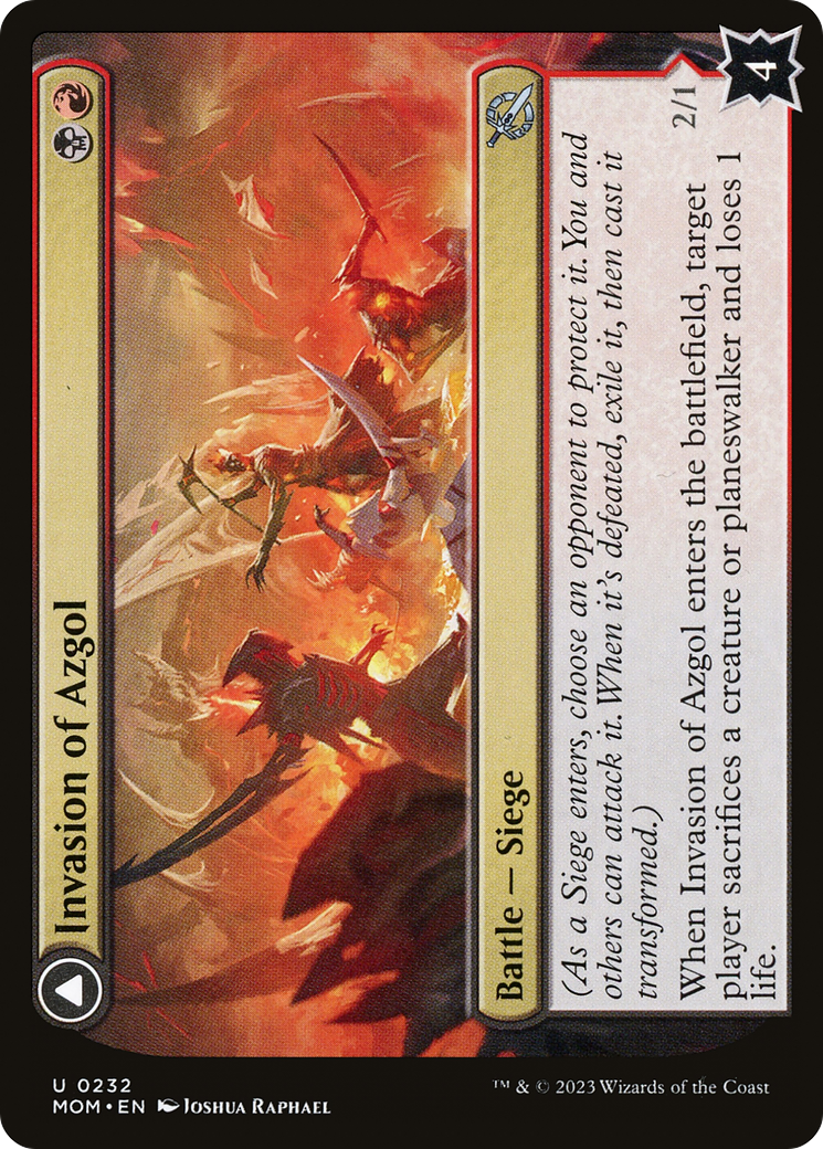 {C} Invasion of Azgol // Ashen Reaper [March of the Machine][MOM 232]