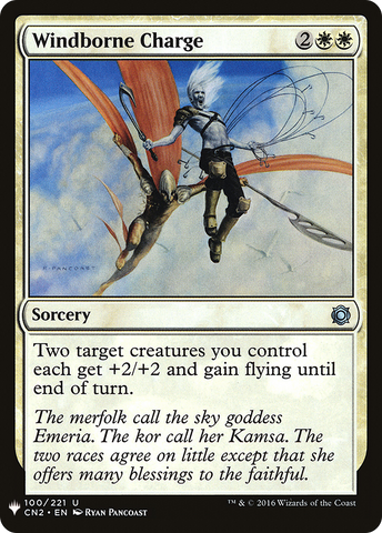 {C} Windborne Charge [Mystery Booster][LS CN2 100]