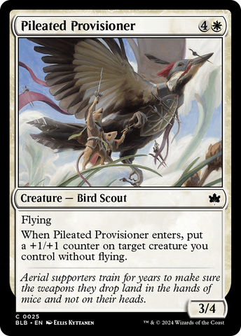 {@C} Pileated Provisioner [Bloomburrow][BLB 025]