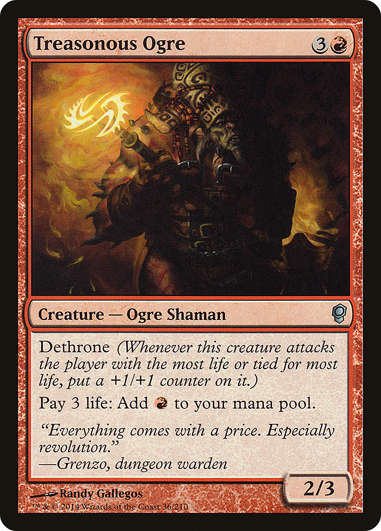 {C} Treasonous Ogre [Conspiracy][CNS 036] - Misty Mountain Games