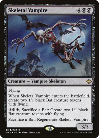 {R} Skeletal Vampire [Ravnica Allegiance Guild Kit][GK2 034]
