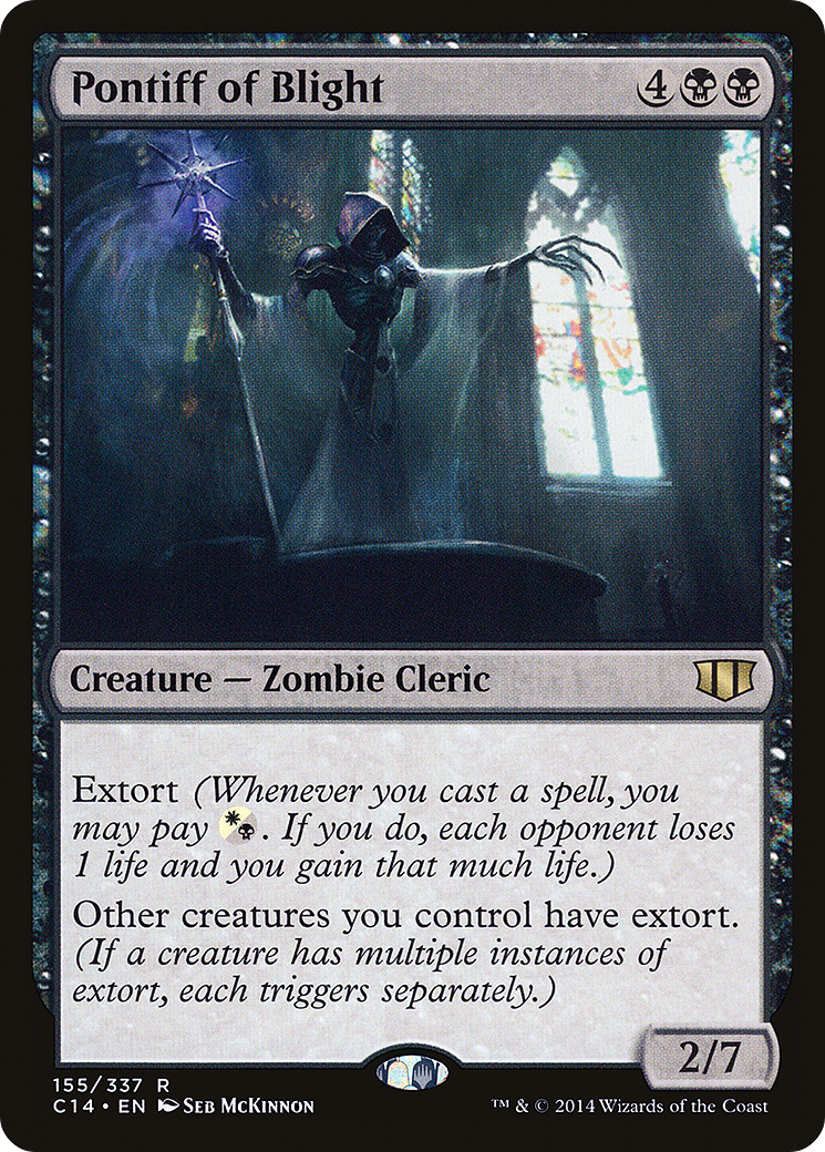 {R} Pontiff of Blight [Commander 2014][C14 155]