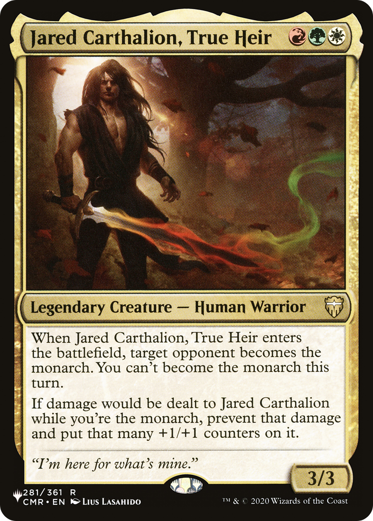 Jared Carthalion, True Heir [LIST CMR-281]