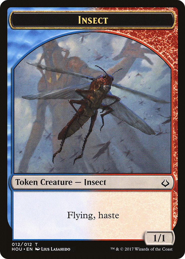 {T} Insect Token [Hour of Devastation Tokens][THOU 012] - Misty Mountain Games