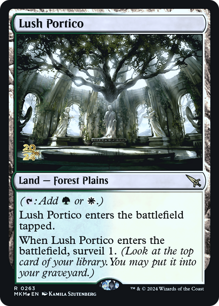 {R} Lush Portico [Murders at Karlov Manor Prerelease Promos][PR MKM 263]