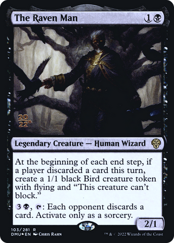 {R} The Raven Man [Dominaria United Prerelease Promos][PR DMU 103]