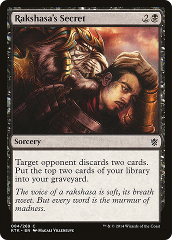 {C} Rakshasa's Secret [Khans of Tarkir][KTK 084]