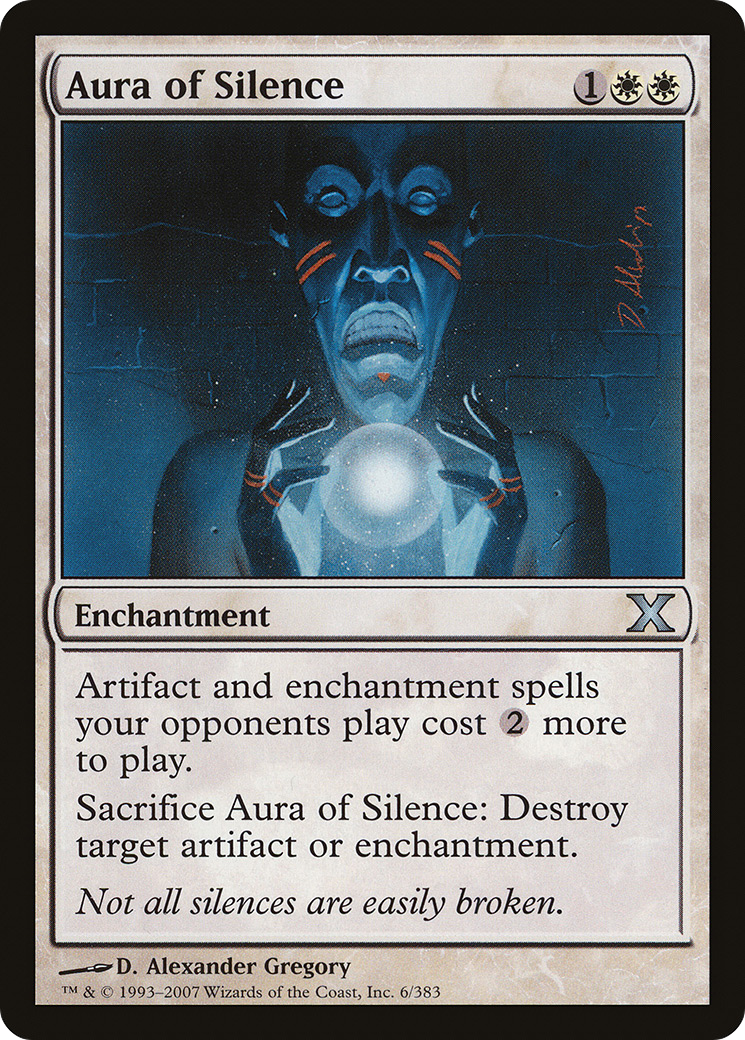 {C} Aura of Silence [Tenth Edition][10E 006]