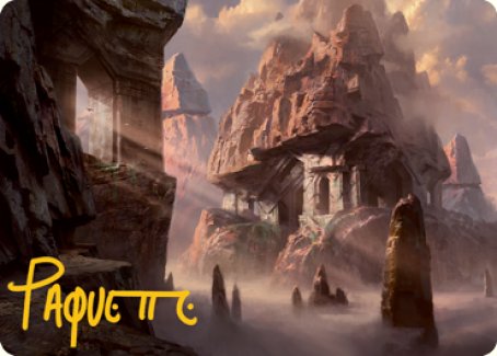 {A} Mountain (277) Art Card (Gold-Stamped Signature) [Dungeons & Dragons: Adventures in the Forgotten Realms Art Series][GS AAFR 062]