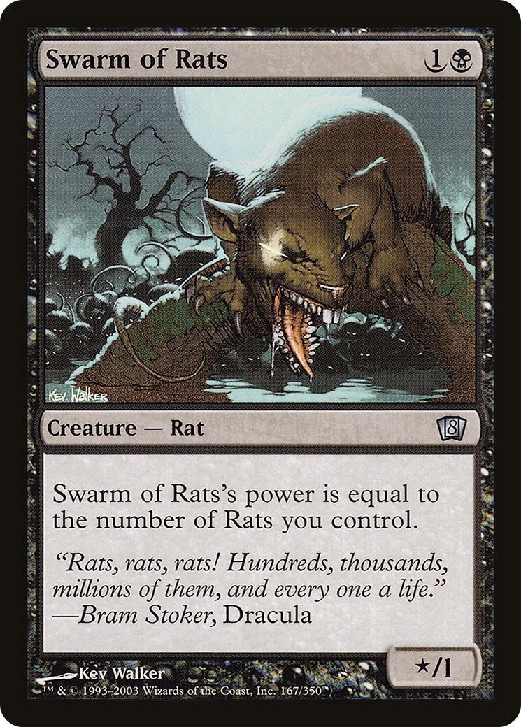 {C} Swarm of Rats [Eighth Edition][8ED 167]