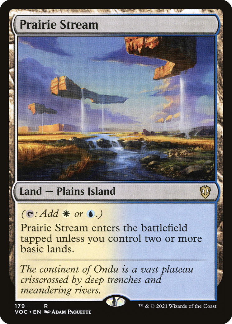 {R} Prairie Stream [Innistrad: Crimson Vow Commander][VOC 179]