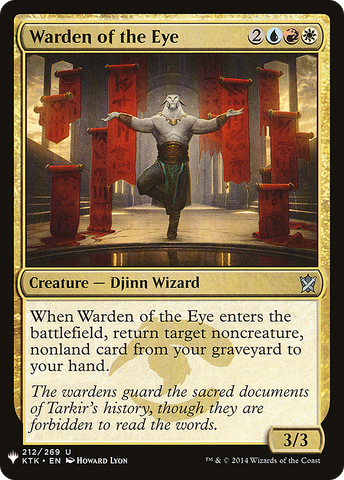 {C} Warden of the Eye [Mystery Booster][LS KTK 212]