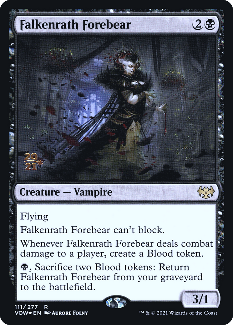 {R} Falkenrath Forebear [Innistrad: Crimson Vow Prerelease Promos][PR VOW 111]