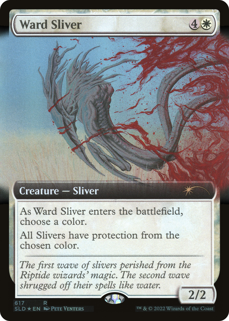 {R} Ward Sliver (Extended Art) [Secret Lair Drop Promos][SLD 617]