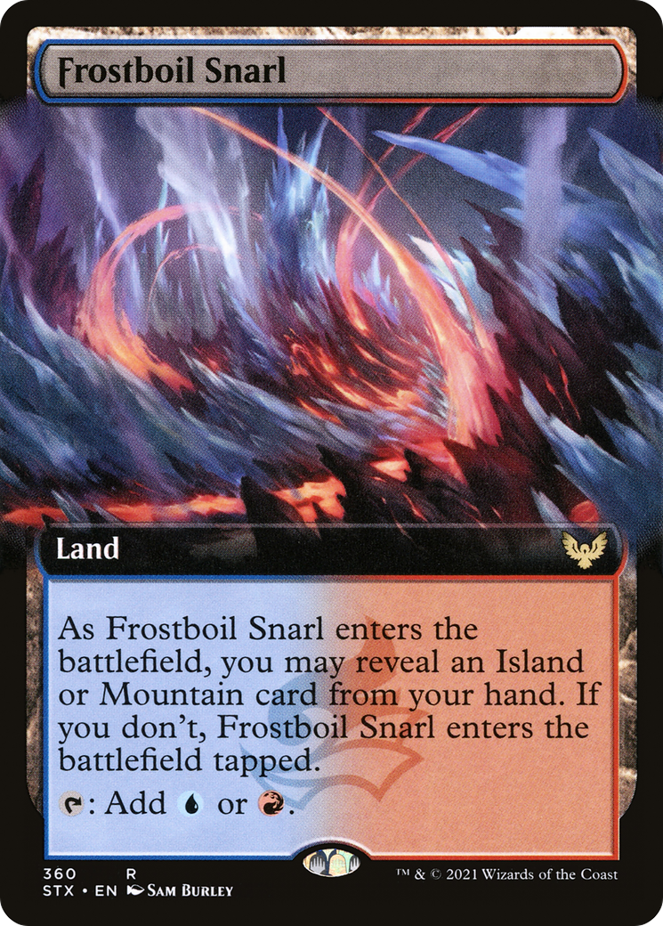 {R} Frostboil Snarl (Extended Art) [Strixhaven: School of Mages][STX 360]