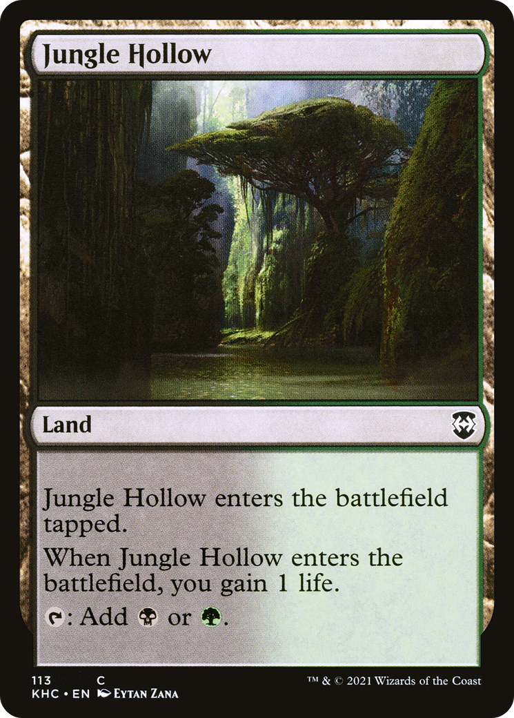 {C} Jungle Hollow [Kaldheim Commander][KHC 113]