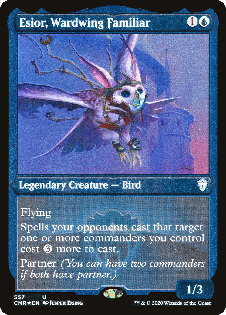 {C} Esior, Wardwing Familiar (Etched) [Commander Legends][CMR 557]