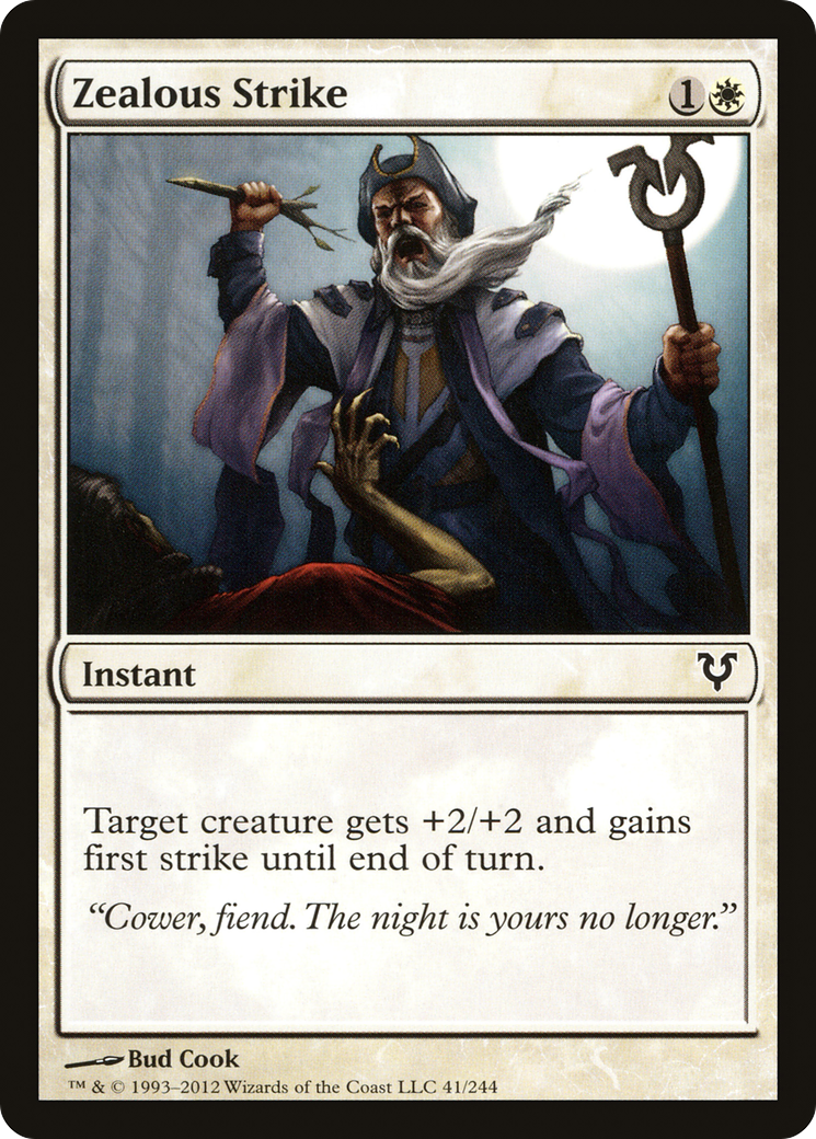 {C} Zealous Strike [Avacyn Restored][AVR 041]