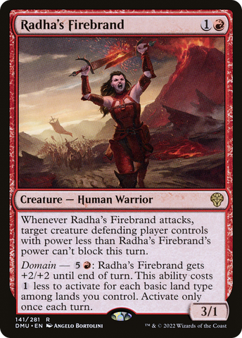 {R} Radha's Firebrand [Dominaria United][DMU 141]