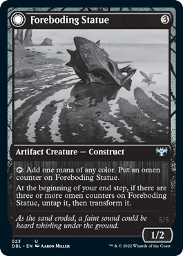 {C} Foreboding Statue // Forsaken Thresher [Innistrad: Double Feature][DBL 523]