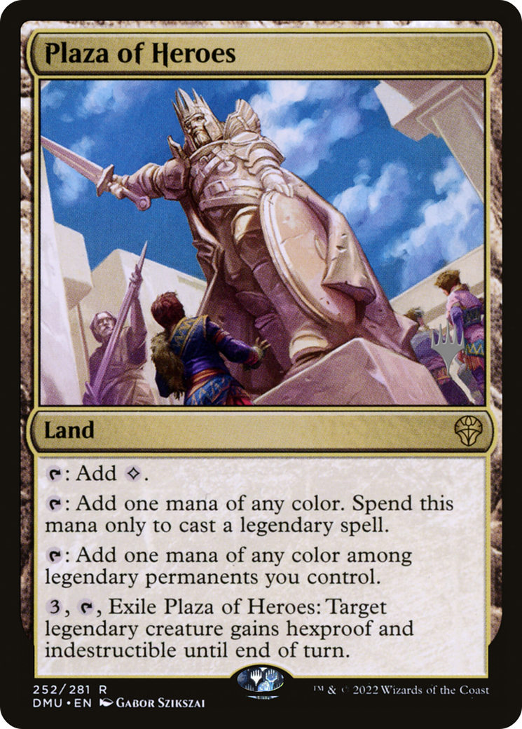{R} Plaza of Heroes (Promo Pack) [Dominaria United Promos][PP DMU 252]