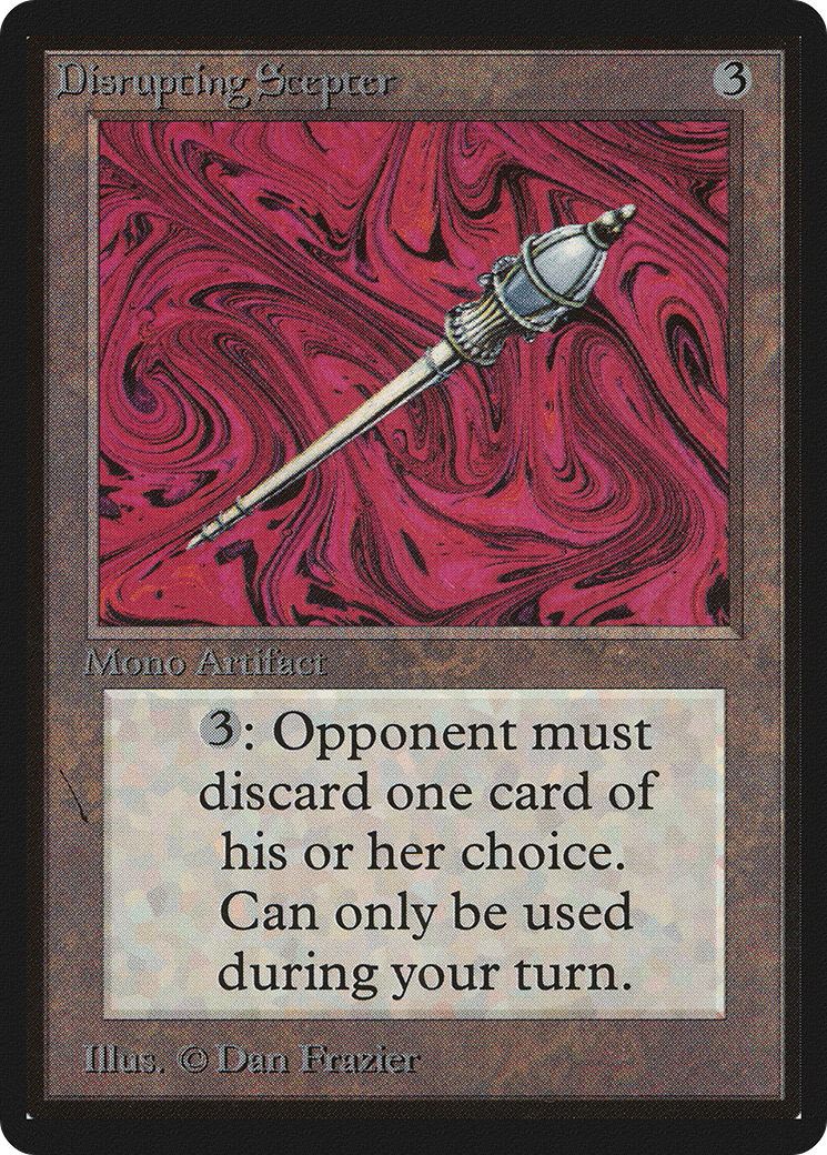 {R} Disrupting Scepter [Beta Edition][LEB 243]