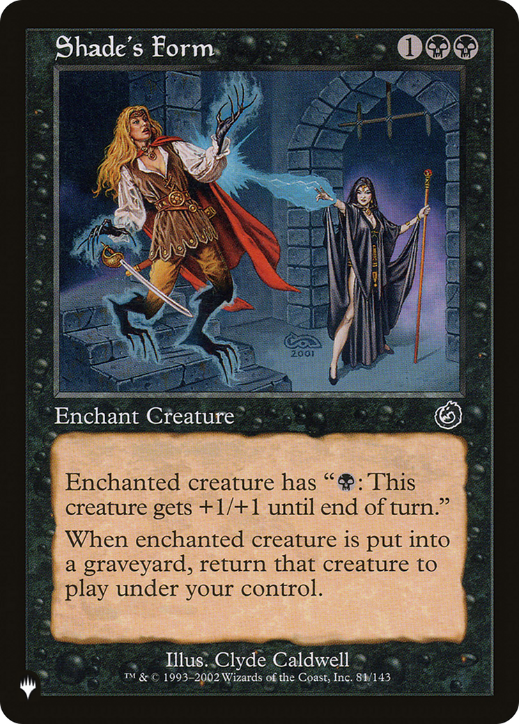 Shade's Form [LIST 81/143]