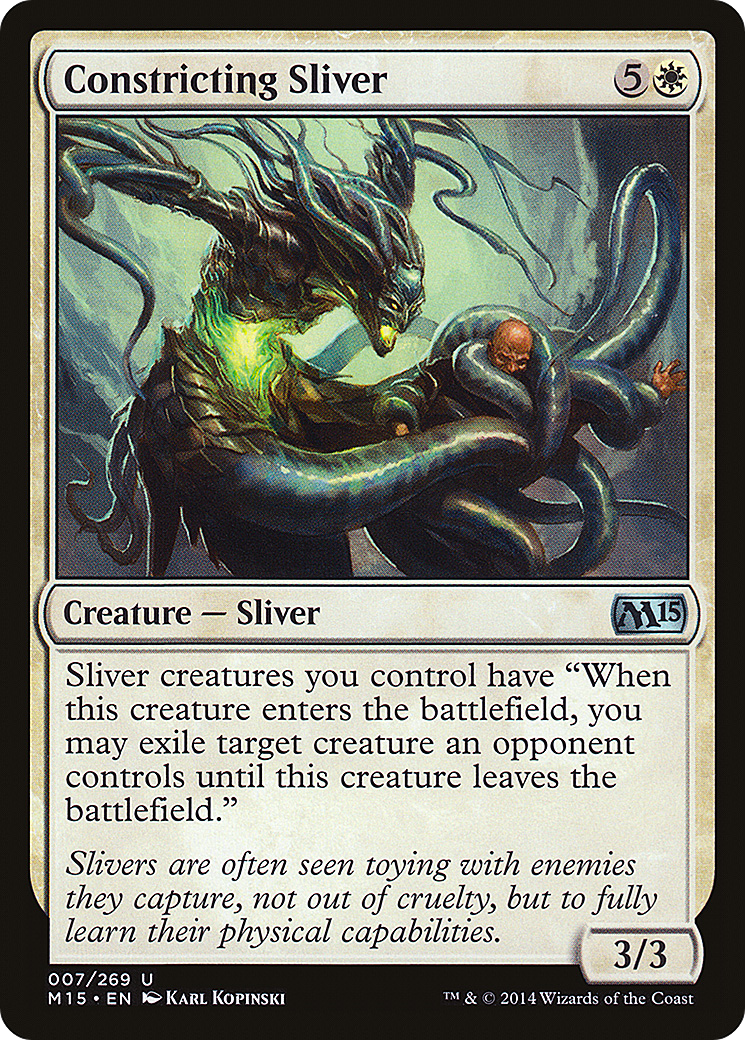 {C} Constricting Sliver [Magic 2015][M15 007]